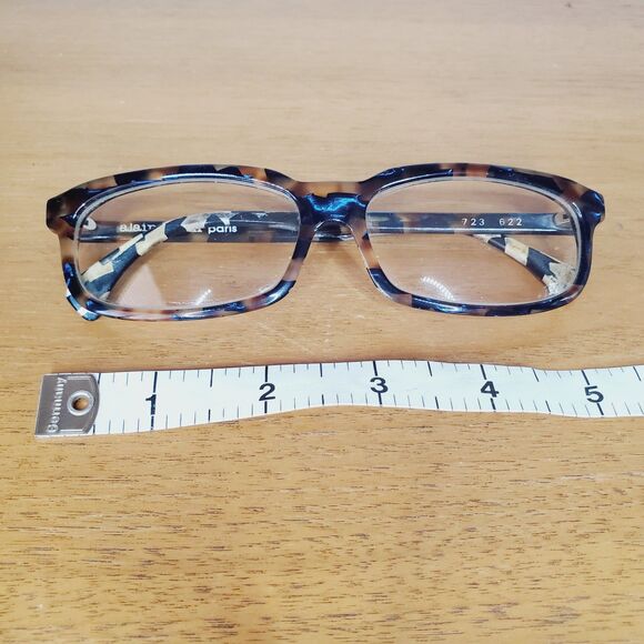 Alain Mikli Paris Eyeglasses Blue Tortoise Womens 723 622 Unisex Mens Optical RX main image 5